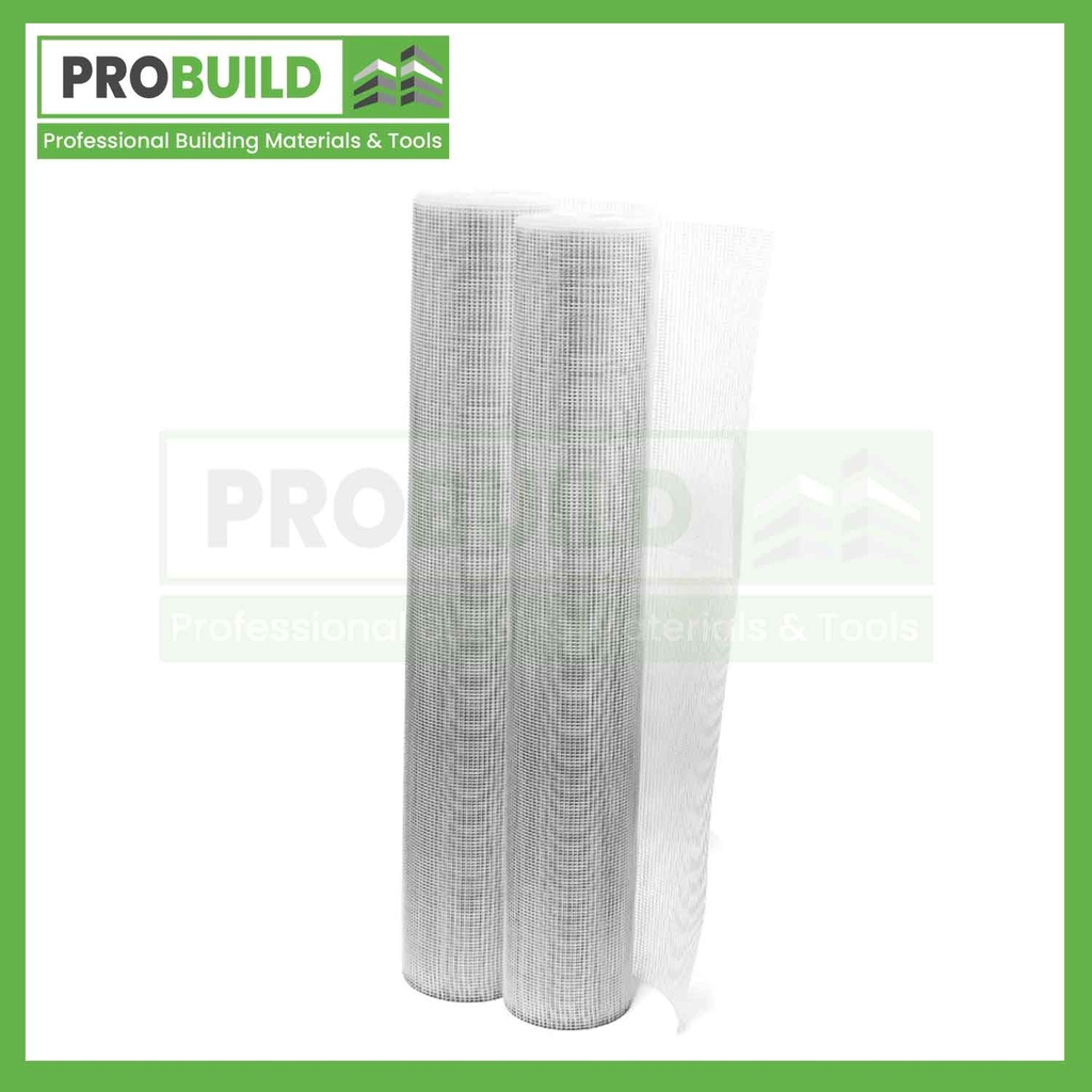 BAUER - BAU MESH 80 50M X 1M = 50M2 - WHITE