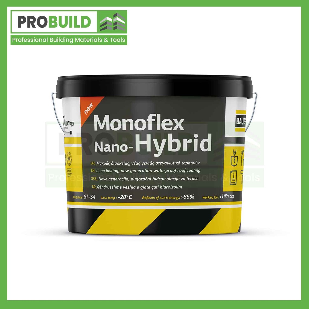 BAUER - MONOFLEX NANO - HYBRID 13KG (10L) - WHITE