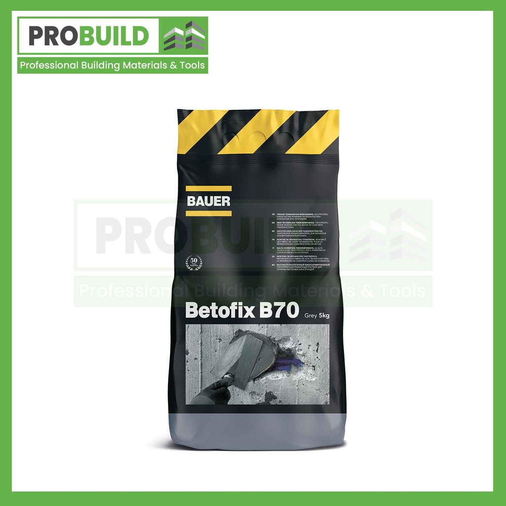 BAUER - BETOFIX B70 5KG - GREY