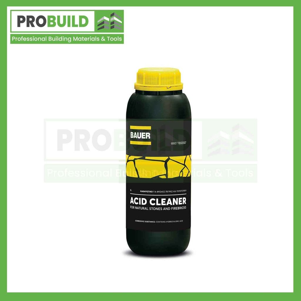BAUER - ACID CLEANER FOR NATURAL STONES 1L