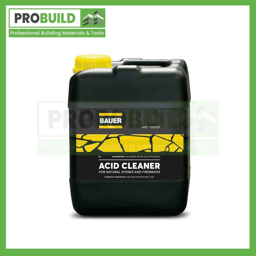 BAUER - ACID CLEANER FOR NATURAL STONES 5L