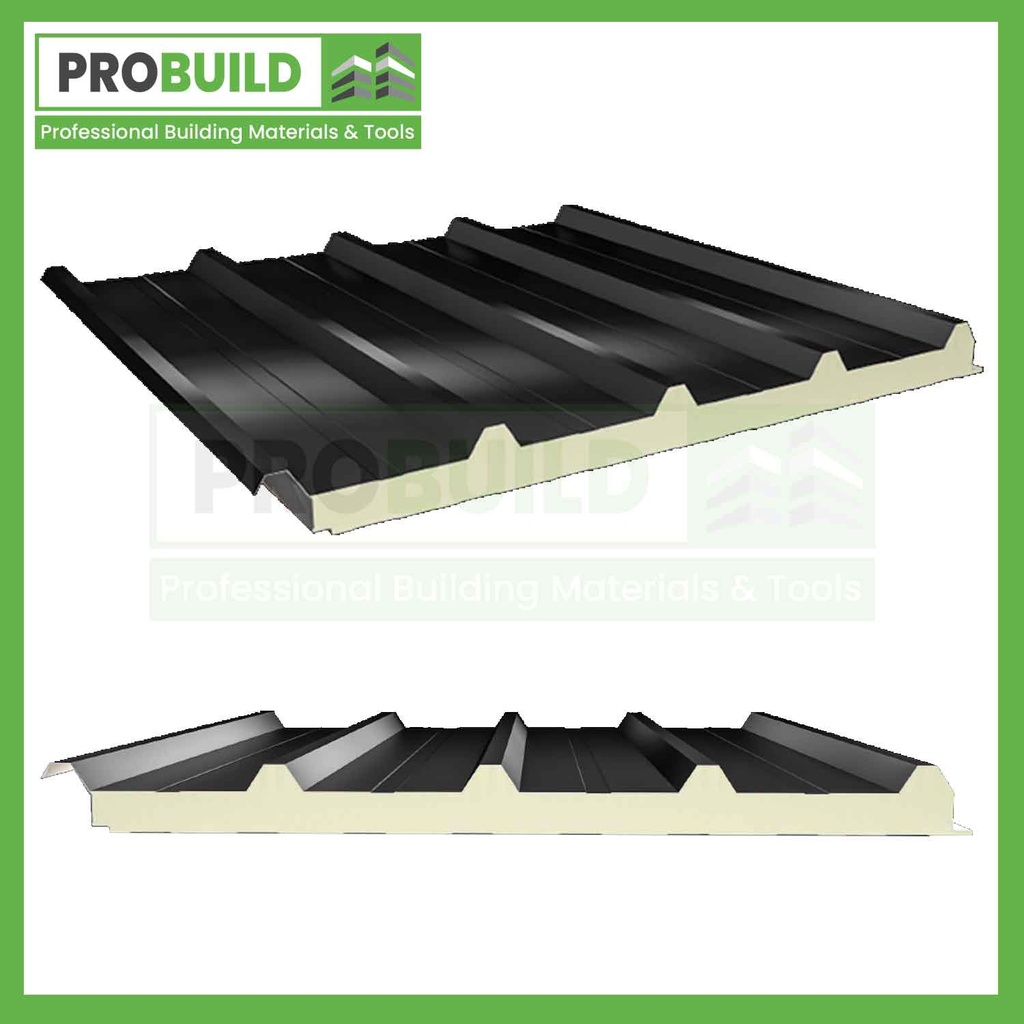 PUR/PIR Insulated 5 Ribs Roof Panel