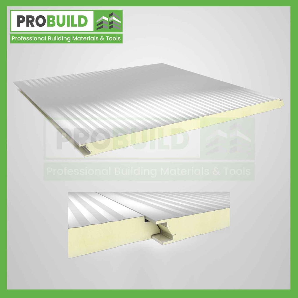 PUR/PIR Insulated Secret Fix Micro Lined Wall Panel 