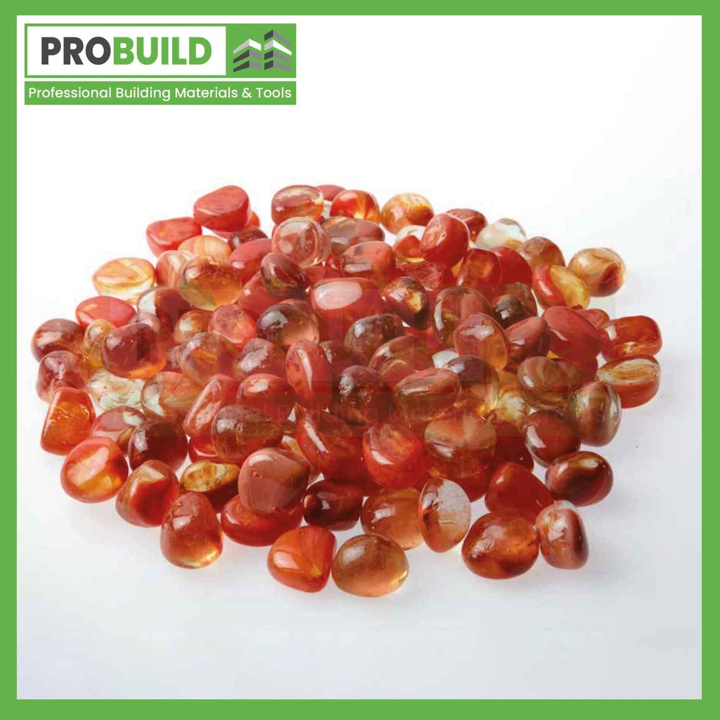 Rosa Glass Pebbles