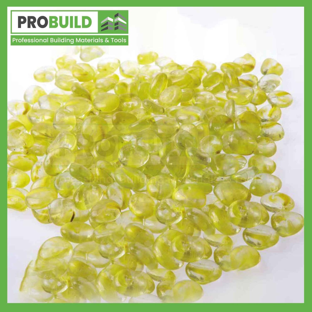 Rainbow Giallo Glass Pebbles