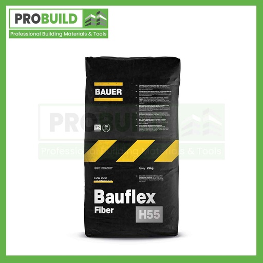 [BAUER0059] BAUER - BAUFLEX FIBER 25KG - GREY