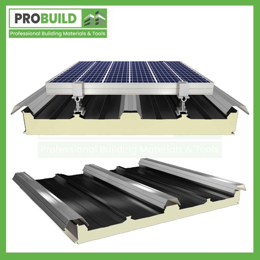 5 Ribs Secret Fix Solar Roof Panel