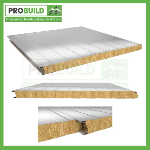 Rock Wool Insulated Secret Fix Wall Panel