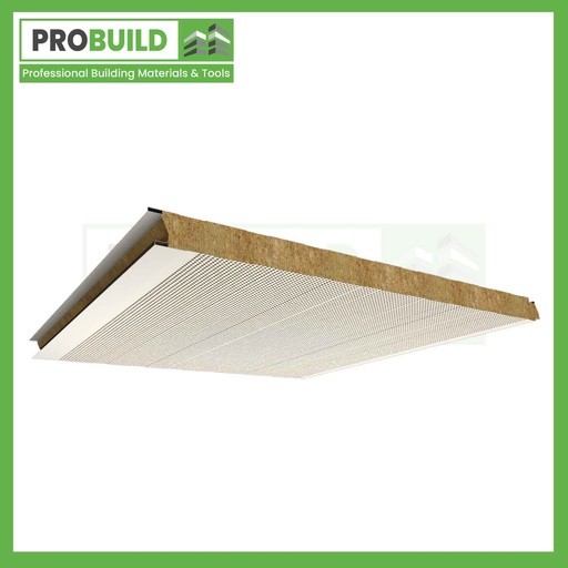 Rock Wool Insulated Acoustic Secret Fix Wall Panel