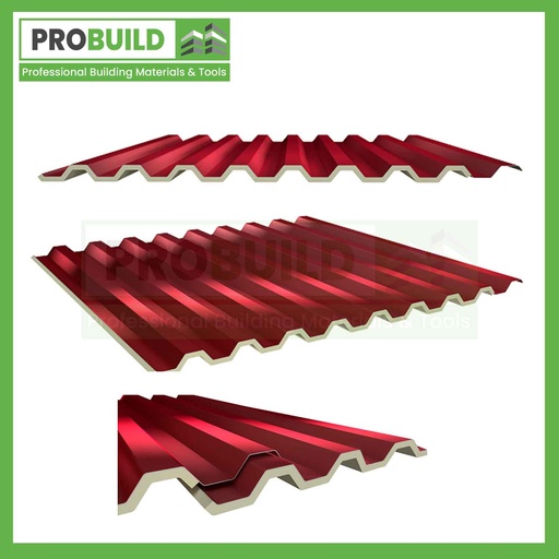 PUR Insulated 9 Ribs Single Sheet Panel