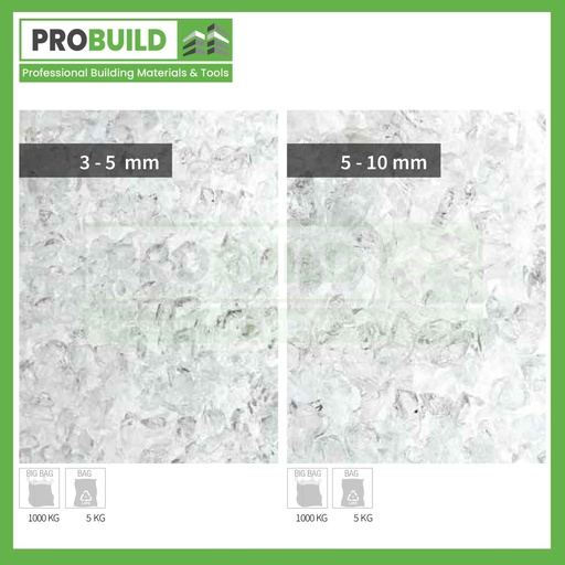 Transparent Glass Gravel