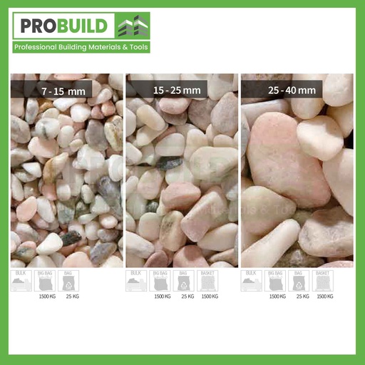 Cristal Mix Marble Pebbles