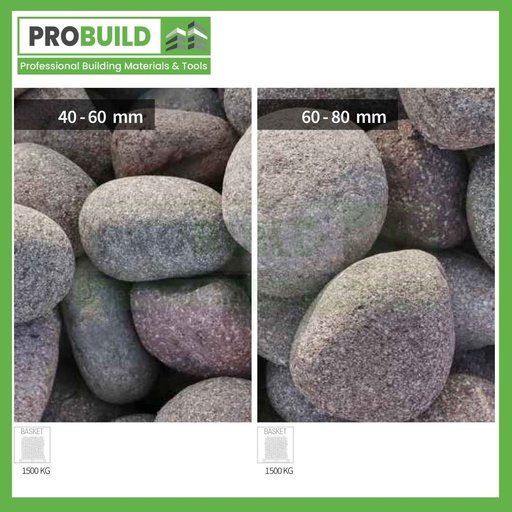 Porfido Misto Fiume Natural Pebbles