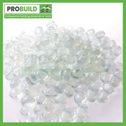 Rainbow Bianco Glass Pebbles