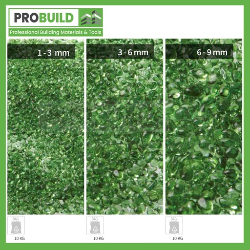 Extra Verde Glass Pebbles